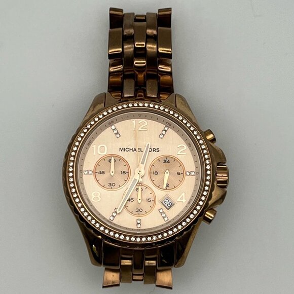 Michael Kors Rose Gold Ladies Watch MK5425 Extra Links & Working - Picture 1 of 9